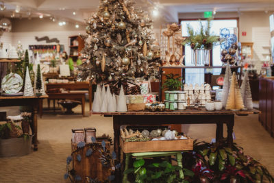 The Garden store during the holidays