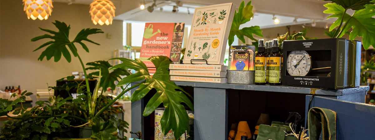 A display in the Garden Shop.