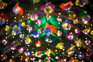 Limonaia flowers on the ceiling 