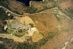 An aerial shot of Tower Hill taken in 1999.