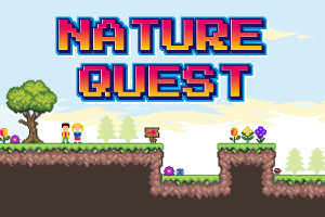 8-bit art for Youth education's Nature Quest, February Vacation week