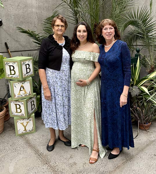 Baby shower held at New England Botanic Garden