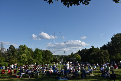 Outdoor concert on the lawn at the Garden