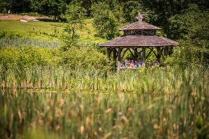 Kids at the Wildlife Refuge Pond