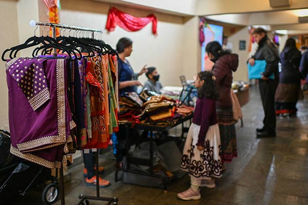 Vendors at Diwali event