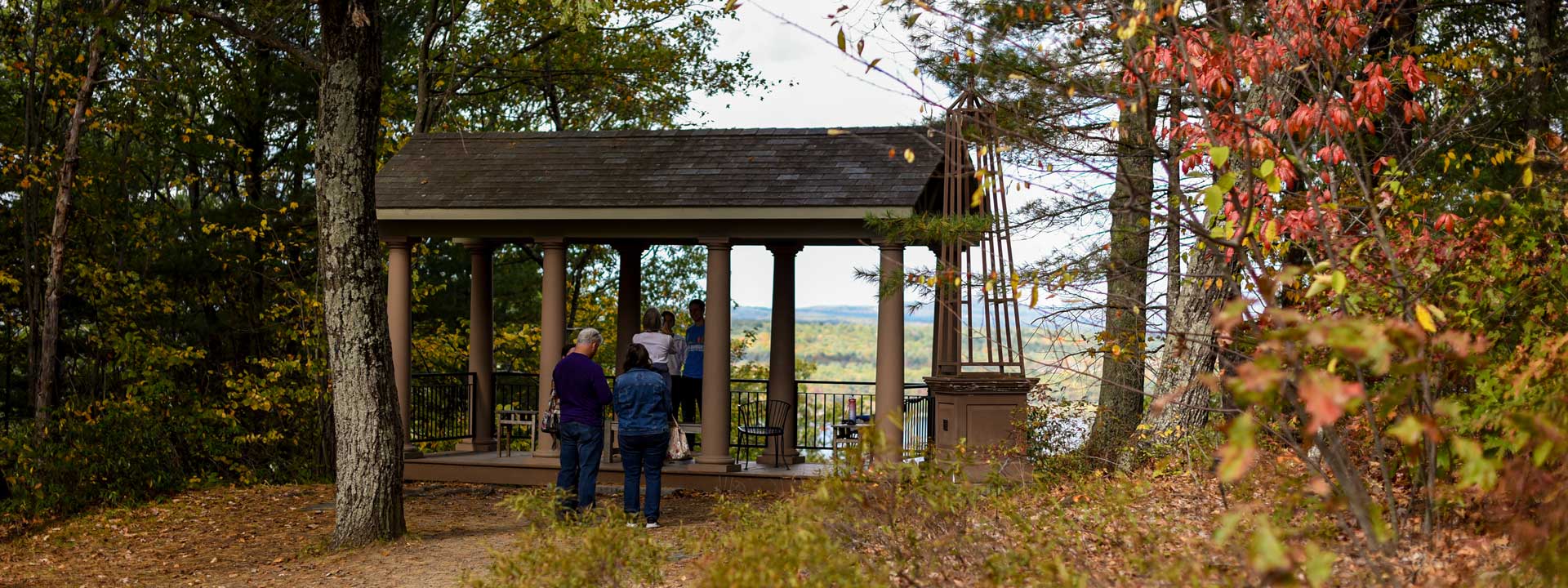 The bellevue of Wachusett Reservoir