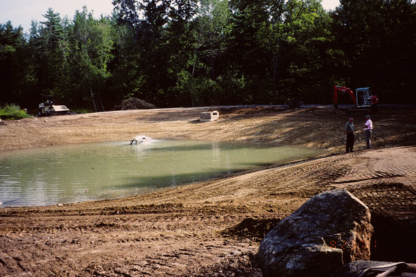 pond-constructionopt Construction of the Wildlife pond