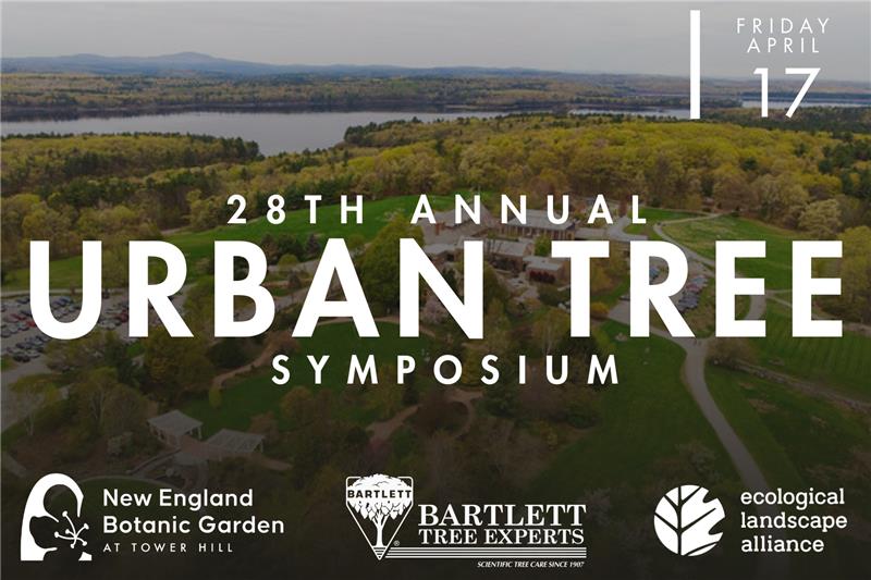 Aerial view of the garden for Urban Tree Symposium