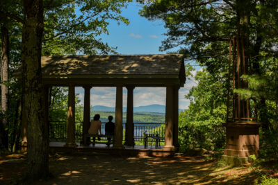 Belvedere overlook at New England Botanic Garden