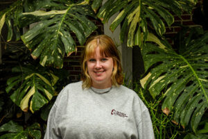 Halie Porter, conservatory gardener