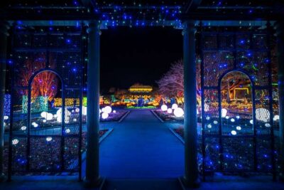 inthenews_nightlights_gardenofinspiration Garden of Inspiration, Kinship Arbor during Night Lights